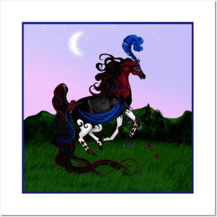 Festive Harlequine Horse Posters and Art